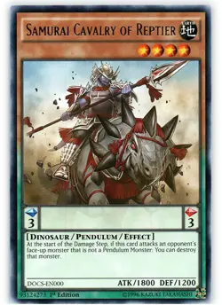 Samurai Cavalry of Reptier - DOCS-EN000 - Rare - 1st Edition - Lightly Played - - Image 1