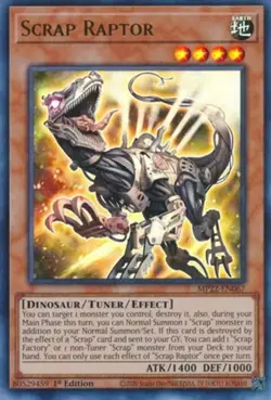 Scrap Raptor - MP22-EN067 - Ultra Rare - 1st Edition - Lightly Played - 2022 Tin - Image 1