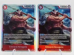 2x One Piece TCG - PRB01 The Best - Edward Newgate OP02-004 SR - English - Image 1