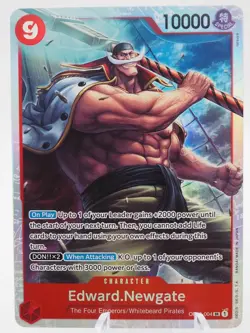 2x One Piece TCG - PRB01 The Best - Edward Newgate OP02-004 SR - English - Image 2
