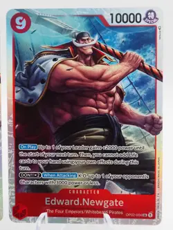 2x One Piece TCG - PRB01 The Best - Edward Newgate OP02-004 SR - English - Image 3