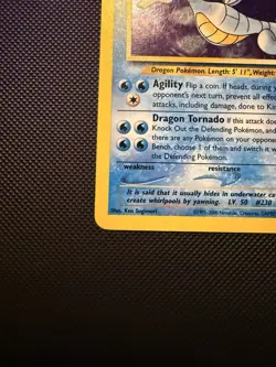 Pokemon Kingdra Holo Rare TCG Card Neo Genesis 8/111 Excellent With Half Swirl - Image 5