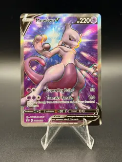 Pokemon SWSH: Sword & Shield Promo Cards Mewtwo V SWSH229 NM - Image 1