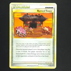 Burned Tower 71/90 - Undaunted - Pokemon Card - Image 1