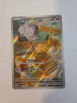 Espurr 095/088 Illustration Rare 2026 Pokemon Perfect Order Full Art Card NM+ - Image 1