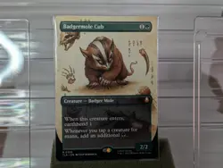MTG Badgermole Cub (Borderless) TLA 326 - Magic The Gathering Card - Image 3