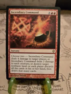 MTG Incendiary Command Commander 2013 Regular Rare NM - Image 1