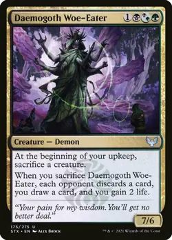Magic The Gathering TM Daemogoth Woe-Eater 175/275 U | 1 card C3 - Image 1