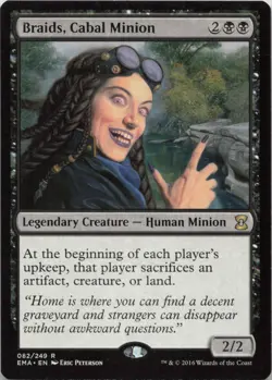 Braids Cabal Minion R Eternal Masters 82 LP MTG - Image 1