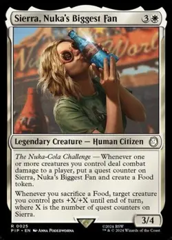 MTG Universes Beyond: Fallout - Sierra, Nuka's Biggest Fan - Image 1