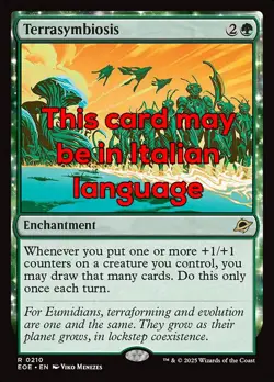 MTG TERRASYMBIOSIS EXC - GEOSIMBIOSI 210 - EOE - MAGIC - Image 1