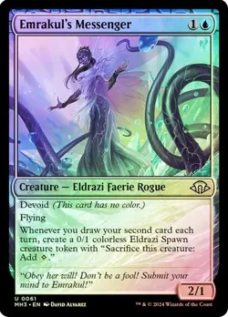 Emrakul's Messenger FOIL - 0061 - Uncommon - Modern Horizons 3 MH3 MTG - Image 1