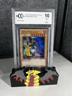 2010 Yugioh Dark Magician LC01-EN005 LEGENDARY COLLECTION BCCG 10 Mint - Image 1