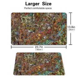 WHERE'S FBLTHP - Board Game MTG Playmat Games Mouse Pad Play Mat of TCG CCG - Image 2