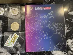 Pokemon SWSH Charizard UPC *Box and Accessories ONLY* Mat Dice Markers Book More - Image 3