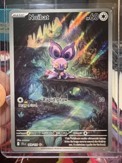 Pokemon TCG: Noibat 169/159 Illustration Rare Full Art - Journey Together - Image 1
