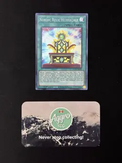 Nordic Relic Hlidskjalf - Yugioh BACH-EN055 1st Edition Super Rare NM - Image 1