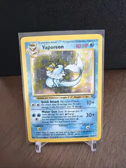 Pokemon TCG Vaporeon holographic 12/64 Jungle Set WOTC💥💥💥 rare - Image 1
