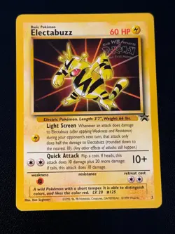 Electabuzz 2 Pokemon WotC WB The First Movie Promo - Image 1