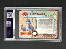 PSA 10 Pokemon TCG 2000 Topps Chrome Pokemon T.V. #147 Dratini GEM MT - Image 2
