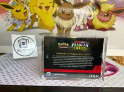 Pokemon Paldean Fates Booster Bundle Display Case - new&sealed w/ Acrylic Case - Image 3