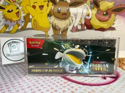 Pokemon Paldean Fates Booster Bundle Display Case - new&sealed w/ Acrylic Case - Image 4