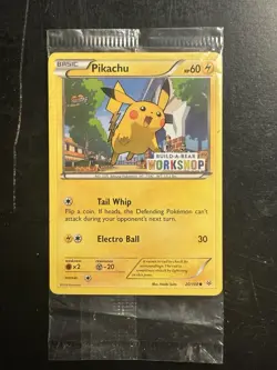 Pokemon TCG Sealed Pikachu Build-A-Bear Workshop Promo Exclusive Rare 20/108 - Image 2