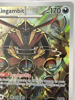 Kingambit 220/198 Scarlet & Violet Base Set Illustration Rare Full Art Pokemon - Image 3