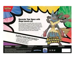 Pokemon Ascended Heroes Mega Evolution Premium Poster Collection Lucario - Image 2