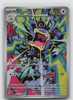 Loudred 212/182 Illustration Rare Paradox Rift Pokemon Near Mint - Image 1