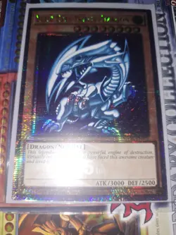 Blue-Eyes White Dragon MP24-EN001 (Quarter Century Secret Rare) 1st Ed LP - Image 1