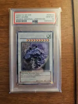 Yu-Gi-Oh! Mist Wurm HA01-EN023 Limited Edition Secret Rare PSA 10 Gem Mint Pop 4 - Image 1