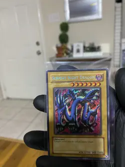 YuGiOh Card Serpent Night Dragon Magic Ruler MRL-103 reverse foil misprint - Image 3