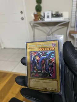 YuGiOh Card Serpent Night Dragon Magic Ruler MRL-103 reverse foil misprint - Image 4