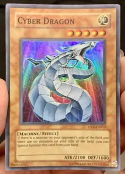 Yugioh Vintage 2005 Cyber Dragon CRV-EN015 Super Rare Unlim LP/MP w/Tracking - Image 2