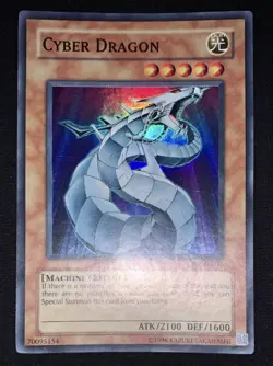 Yugioh Vintage 2005 Cyber Dragon CRV-EN015 Super Rare Unlim LP/MP w/Tracking - Image 3