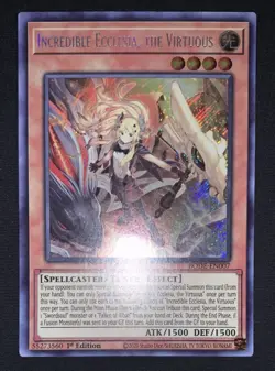 Yugioh Incredible Ecclesia the Virtuous BODE-EN007 Secret Rare 1st Ed NM w/Track - Image 3