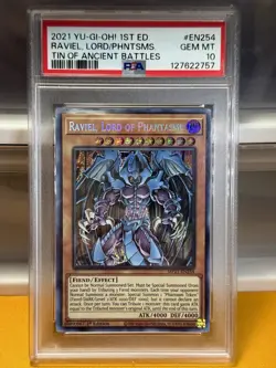 Yu-Gi-Oh! Raviel, Lord of Phantasms MP21-EN254 1st Ed Prismatic PSA 10 POP 25! - Image 1
