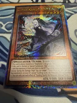 Yugioh Guiding Quem, the Virtuous Quarter Secret Rare RA04-EN043 - Image 1