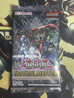 Yugioh: Tactical Masters - Sealed 1st Edition Booster Pack - 7 Cards US Print - Image 1