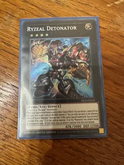 Ryzeal Detonator 25LP-EN014 Secret Rare Limited Edition NM Yugioh - Image 1