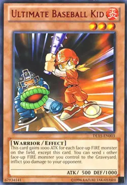 Yugioh! MP Ultimate Baseball Kid - Red - DL15-EN003 - Rare - Unlimited Edition M - Image 1
