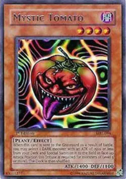 Yugioh! MP Mystic Tomato - MRL-094 - Rare - 1st Edition Moderately Played, Engli - Image 1