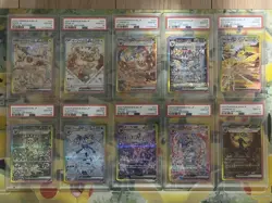 PSA10 Pokemon Eevee & Evolutions EX SAR 10 Card Set Terra Star Fest Japan - Image 1