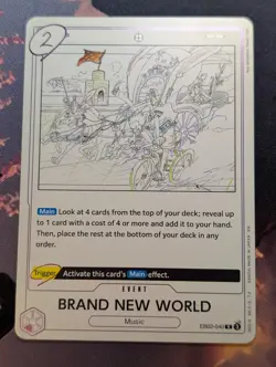 BRAND NEW WORLD EB02-040 R - One Piece Card Game - English - Image 1