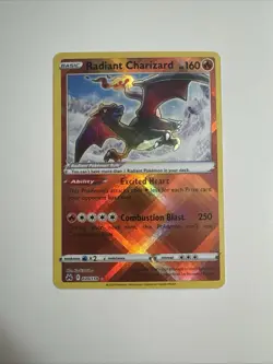 Radiant Charizard 020/159 Crown Zenith Ultra Rare Holo Shiny Pokemon Card - MINT - Image 1