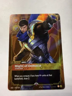 Garen - Might of Demacia Legend - Riftbound: Proving Grounds [OGS] Promo Card NM - Image 1