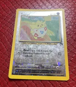Pokemon TCG Togepi Reverse Holo Card Southern Islands (4/18) HP - Image 2