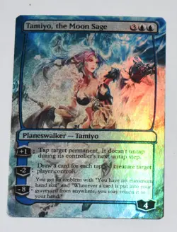 TAMIYO THE MOON SAGE Planeswalker MTG Custom Art FOIL Magic The Gathering - Image 1