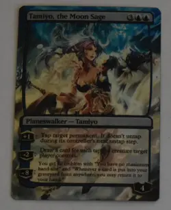 TAMIYO THE MOON SAGE Planeswalker MTG Custom Art FOIL Magic The Gathering - Image 2